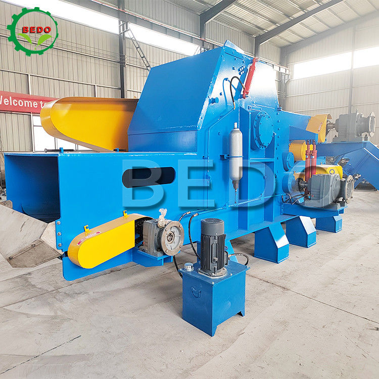25-35mm Heavy-Duty Commercial Wood Chipper Machine with Large Chipping Capacity