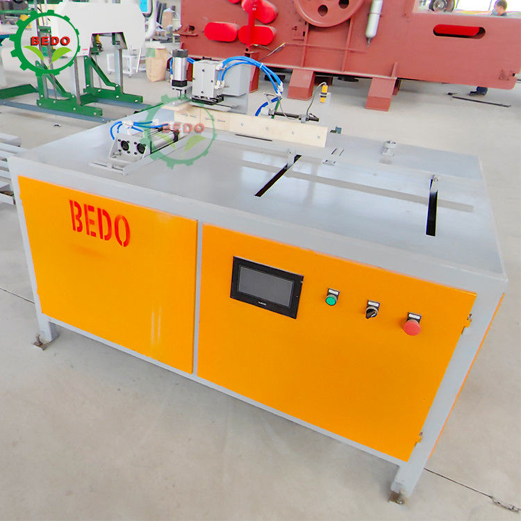 2400pcs/h Pneumatic Wood Pallet Block Cutting Machine Customizable