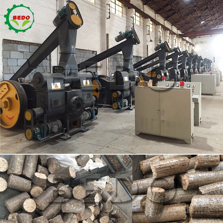 110kw Sawdust Briquette Making Machine Biomass Briquette Machine