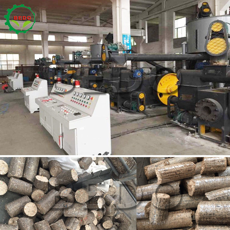 110kw Sawdust Briquette Making Machine Biomass Briquette Machine