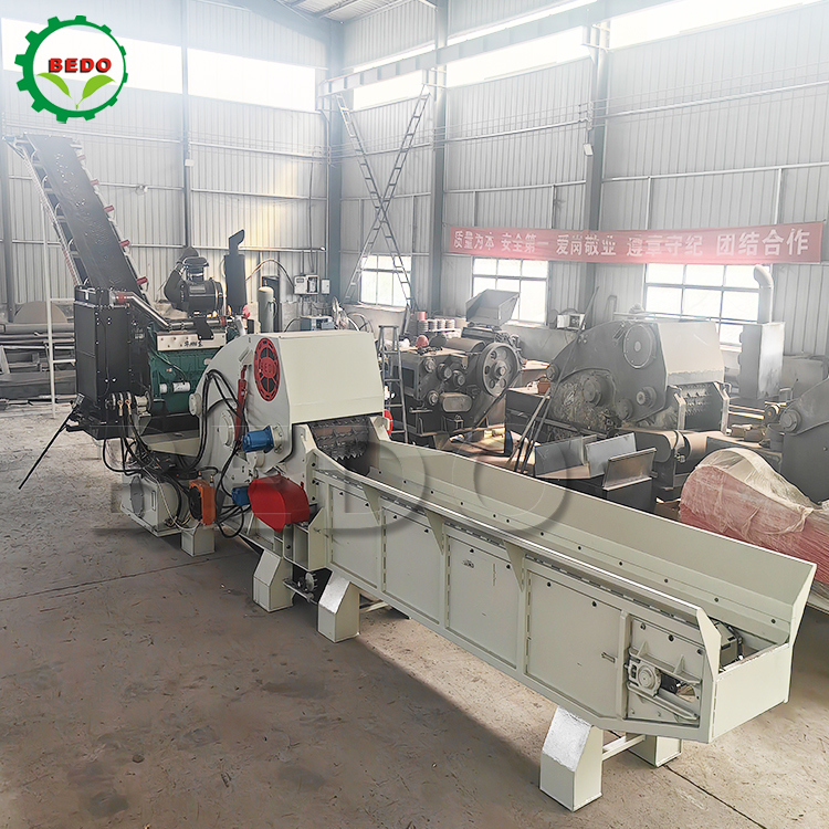 Motor hidráulico adaptável transportador de alimentação máquina de triturador de madeira triturador de tambor industrial certificado CE