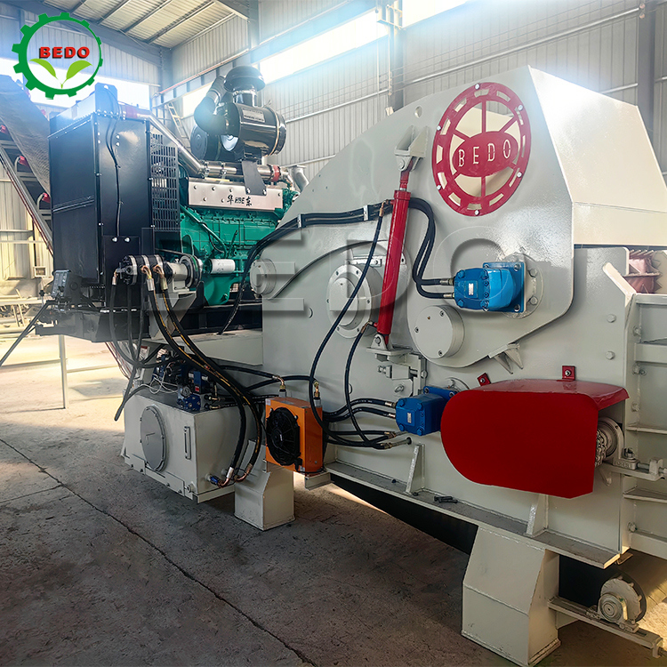 700x400mm entrada automática 2pcs lâminas máquina de trituração de madeira tipo tambor equipamento industrial triturador