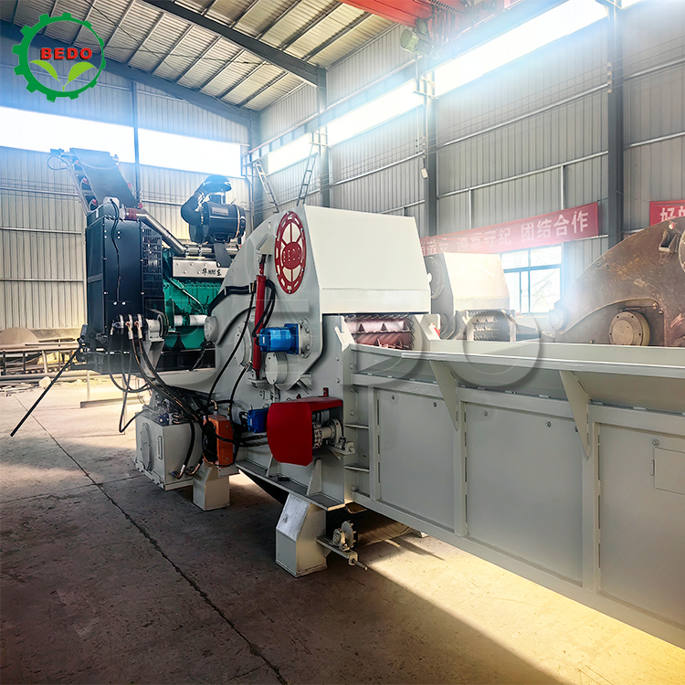 12-15t/h de alta capacidade de biomassa CE certificado máquina trituradora de madeira tipo tambor industrial equipamento triturador