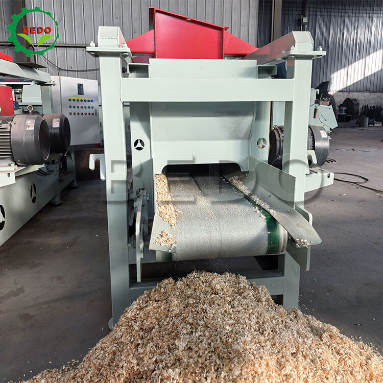 Máquina Automática de Aparas de Madeira e Plainadora de 380V para Serviço Pesado, Ajustável de 1-10 Mm, para Processamento de Madeira