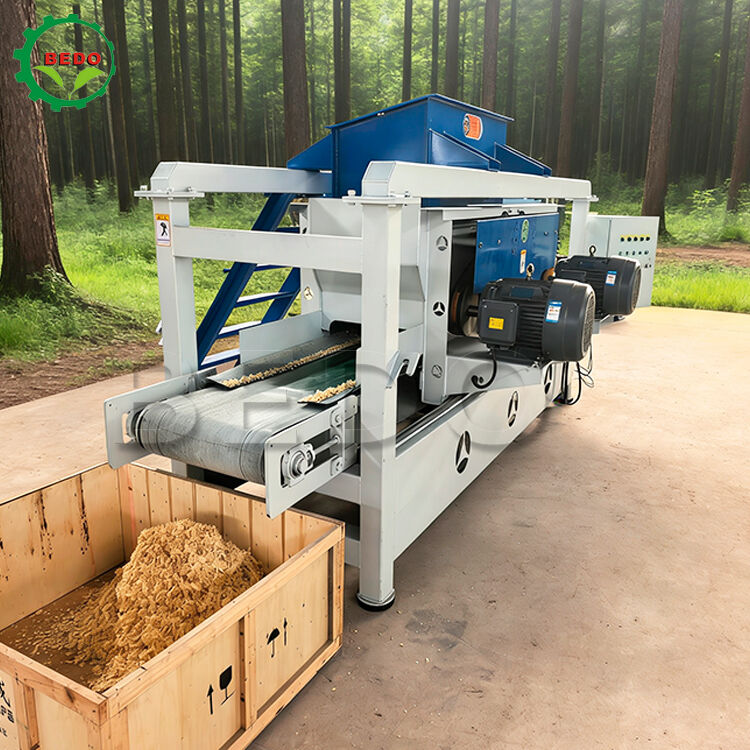equipamento de processamento de madeira durável da estrutura de aço da capacidade da máquina 400 kg/h das aparas de madeira do poder 4kw