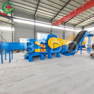 Máquina picadora de madeira comercial resistente com chip de 25-35mm Trituradora de cilindro de grande capacidade