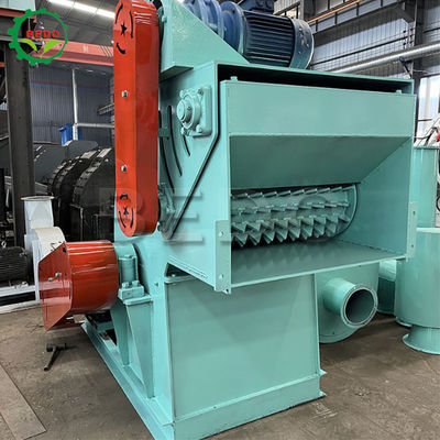 Máquina de moagem de martelos de madeira de 45KW 2-5T/H Capacidade com colector de poeira