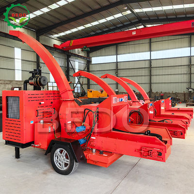 Máquina de cortar folhas de galhos de árvores Triturador de madeira de jardim Compacto equipamento