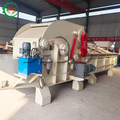Máquina de trituração de madeira de 160KW com tamanho de entrada 1040 * 500mm e potência do motor de alimentação 5.5KW 5.5KW