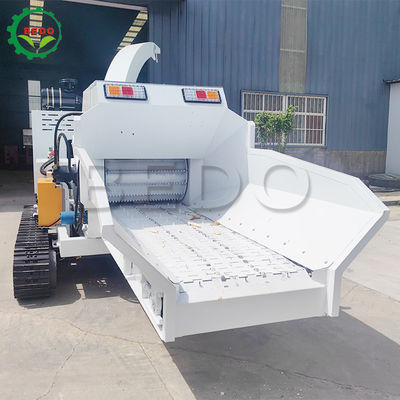 6000 kg/h Máquina de trituração de madeira de massa pesada 360° Parafuso ajustável Peso removível 4 toneladas