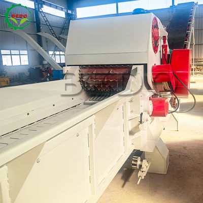 700*400mm Tamanho de entrada Máquina de trituração automática de madeira com e 2pcs lâminas