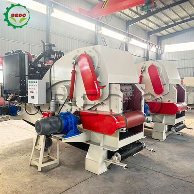 Máquina de trituração de madeira de disco de 235 HP Máquina de trituração de madeira rápida e eficiente