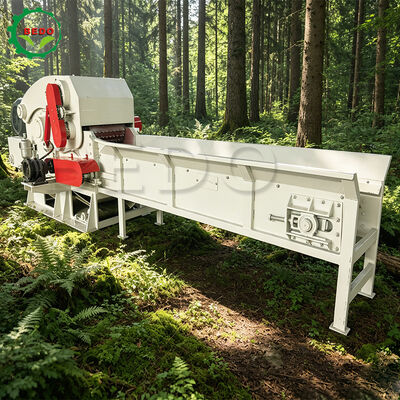 Coconut Husk Biomass Shredder Machine 75KW Elétrico para a Indonésia Fibra de Coco e crescente produção de mídia