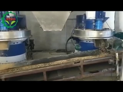 Máquina de pellets de biomassa de aço inoxidável com sistema de controlo PLC