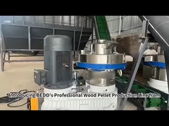 Aço inoxidável 560mm Ring Die Wood Pellet Maker Máquina de produção