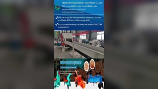 Triturador de tambor de madeira com alimentação automática com proteção contra sobrecarga de segurança e controle PLC